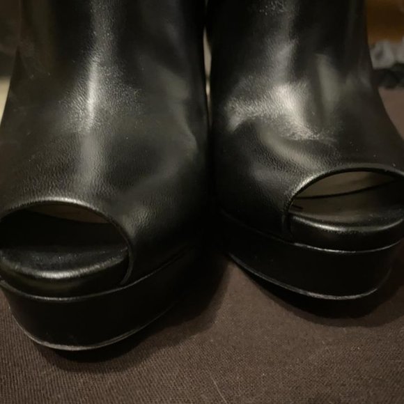 Gucci Black Open Toe Boots/Booties - Picture 8 of 12